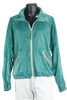 90s Sawyers Hide-a-Hood Teal Windbreaker      L