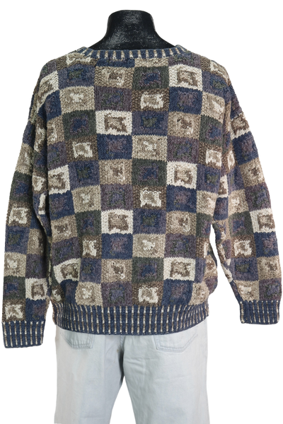 90s Norm Thompson Hand Knitted Sweater    M