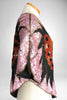 70s Silk & Sequin Butterfly Top    S/M