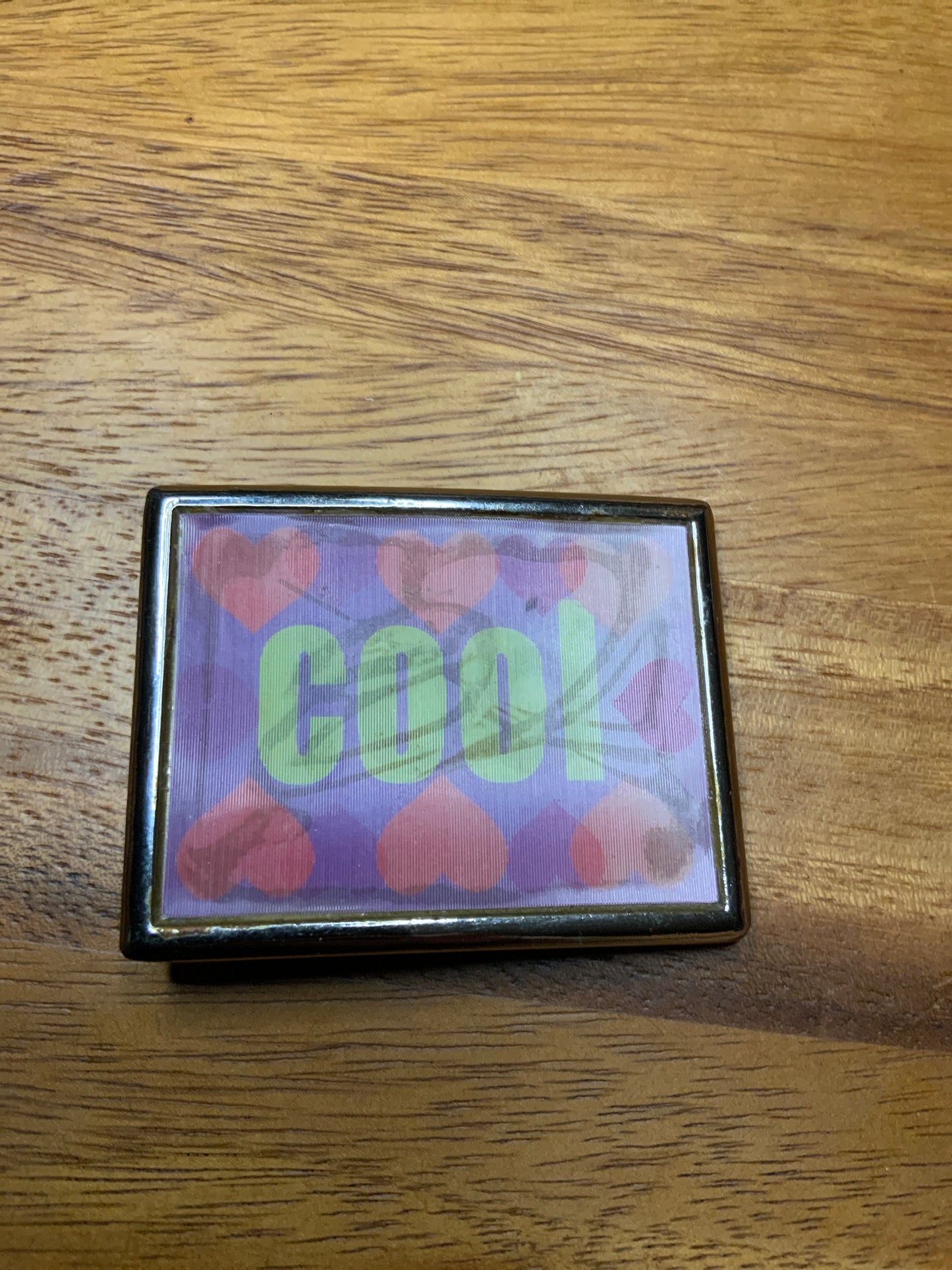 70s 'Too Cool' Lenticular Buckle