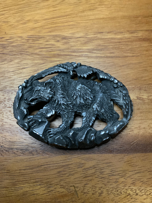 1985 EJC Grizzly Bear Buckle