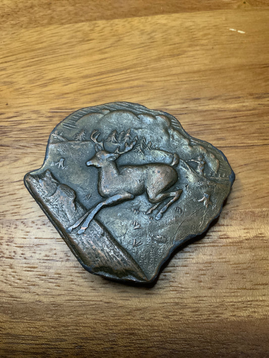 70s Leaping Stag Buckle