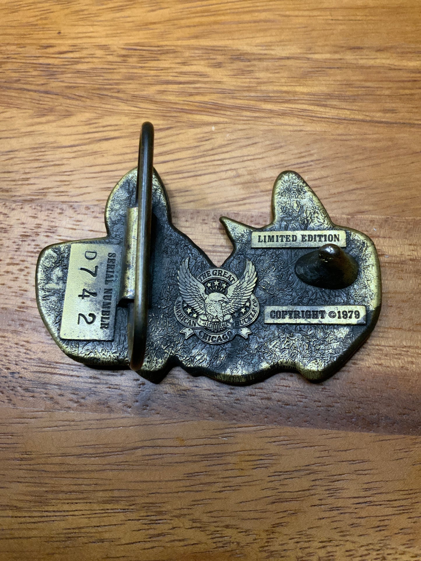 1979 Cuddly Hogs Buckle