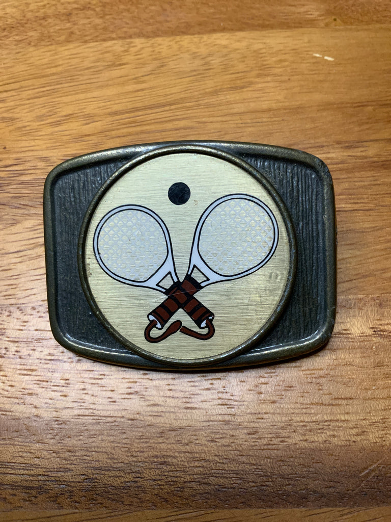 70s Tennis Racket Buckle