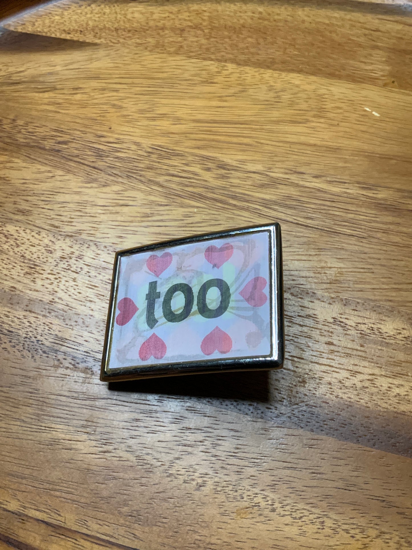 70s 'Too Cool' Lenticular Buckle
