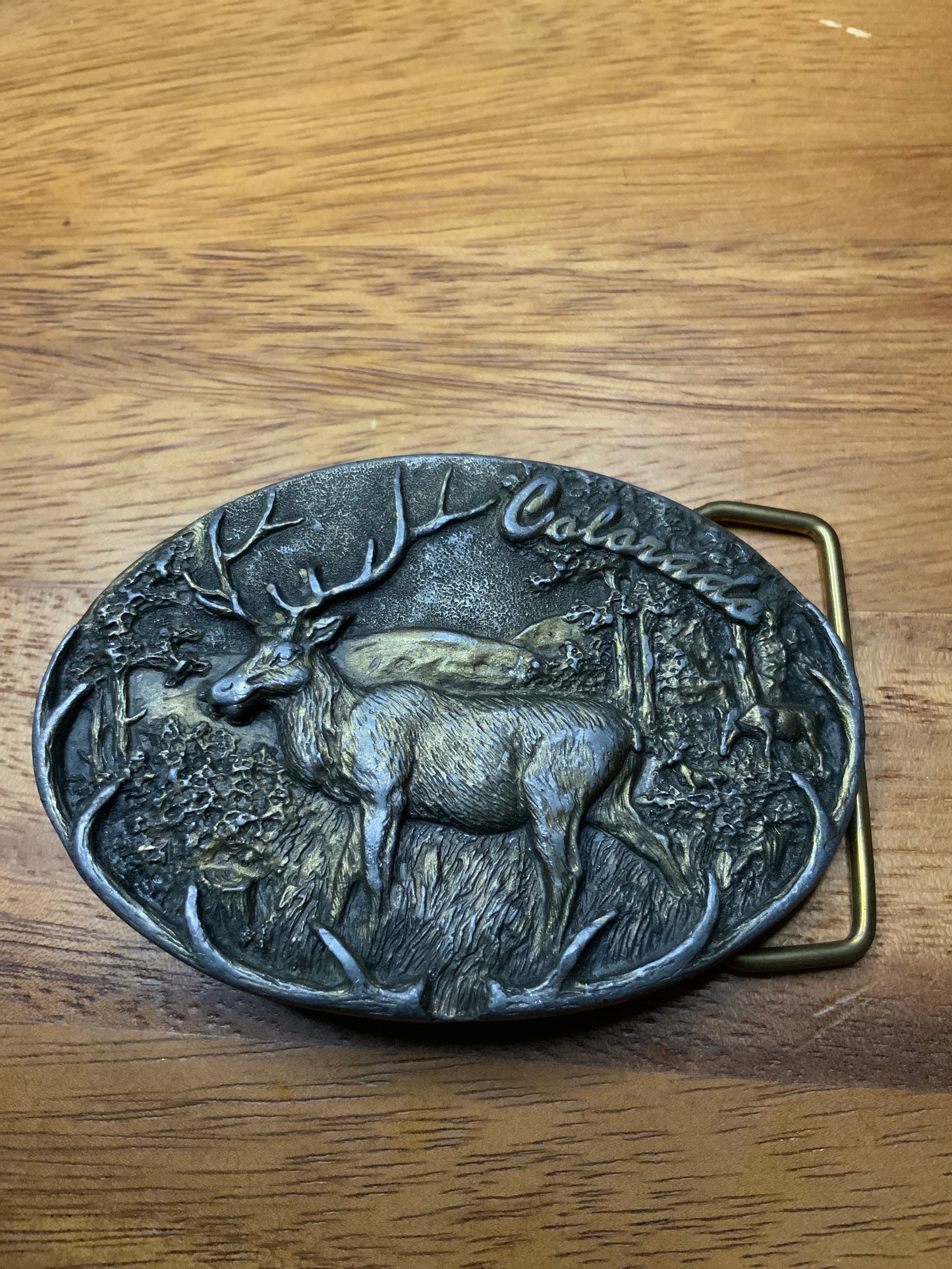 1981 Colorado Elk Buckle