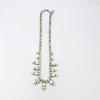 Rhinestone Alternating Drops Choker Necklace