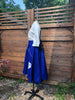 Blue Poodle Skirt w/Standard Poodle    W37”