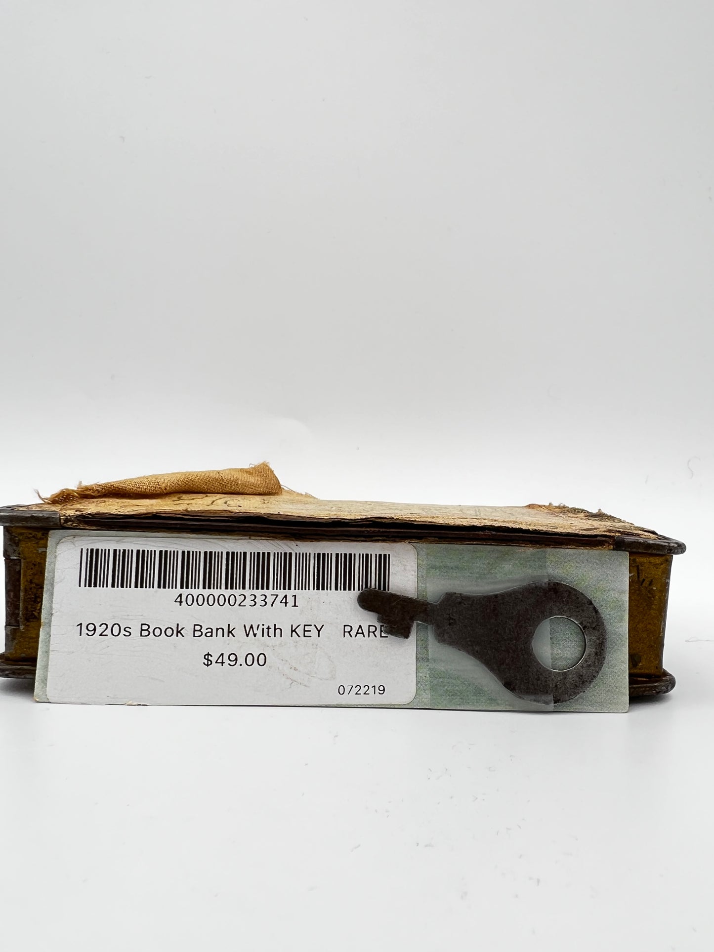 1920s Book Bank With KEY   RARE