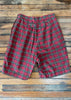 1950s NOS Tartan Queen Casuals Side Zip Shorts      w28