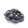 30s Czech Celluloid 3D Large Flower Brooch