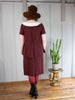 1950s Red Maternity Top & Skirt Set     M