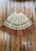 1950s Rick-Rack Browns Patio Skirt ~Circle~        w28