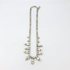 Rhinestone Alternating Drops Choker Necklace