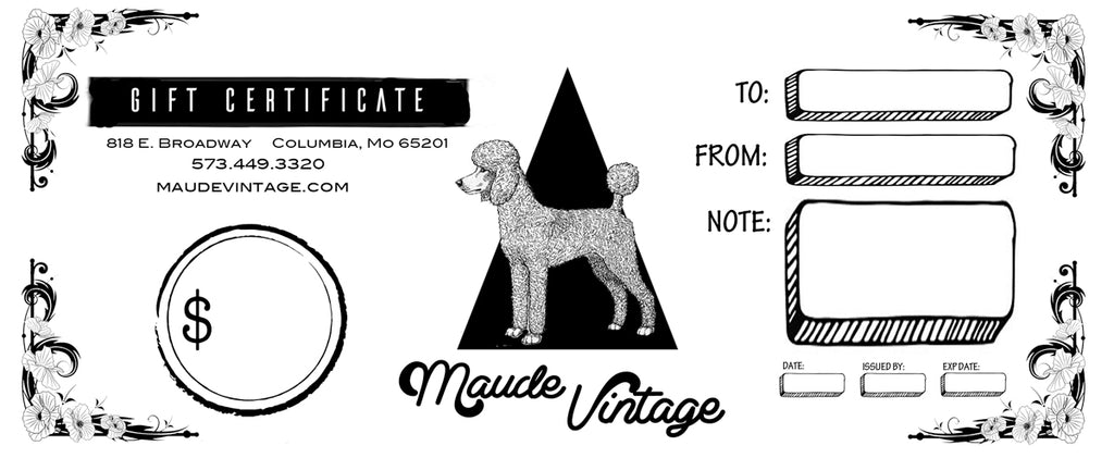 Maude Vintage Gift Card