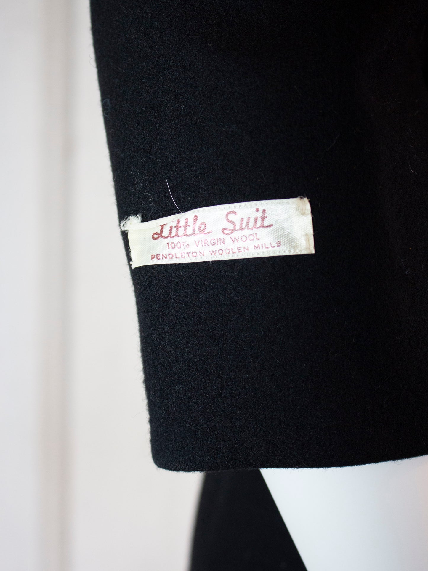 DEADSTOCK Vintage Pendleton Skirt Suit    Black    w27
